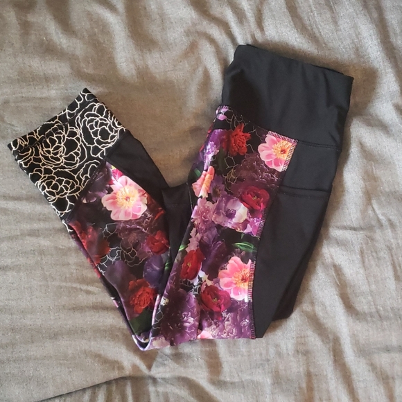 Foral 3/4 tights - Picture 1 of 6